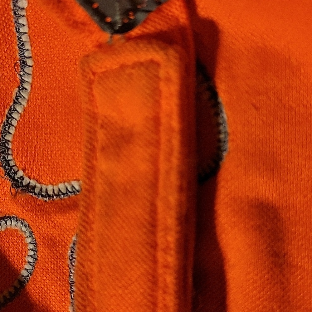 Knight Pet Velcro Orange Gray Safety Dog Bandana Scarf Paw Print - Picture 3 of 7